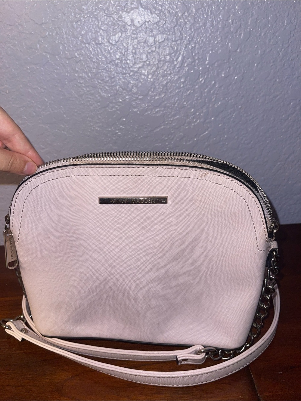 Steve Madden Pale Pink Crossbody Bag